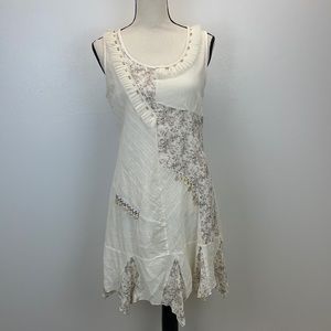 ⭐️🌸Scrapwork sz large mixed pattern patchwork dress